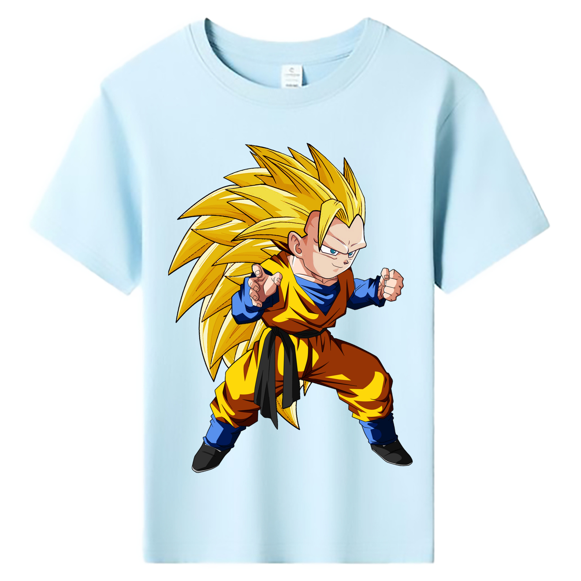 （画像用） ドラゴンボール ベジータ四世（Bejīta Yonsei）DRAGON BALL Vegeta IV 綿100％キッズTシャツ（フロントプリント）